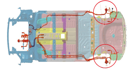 Pre-Optimization Fast and Slow Charging Port Layout Diagram